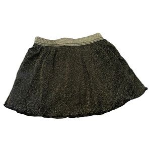 Garanimals Girls Sparkly Gold & Black Skirt